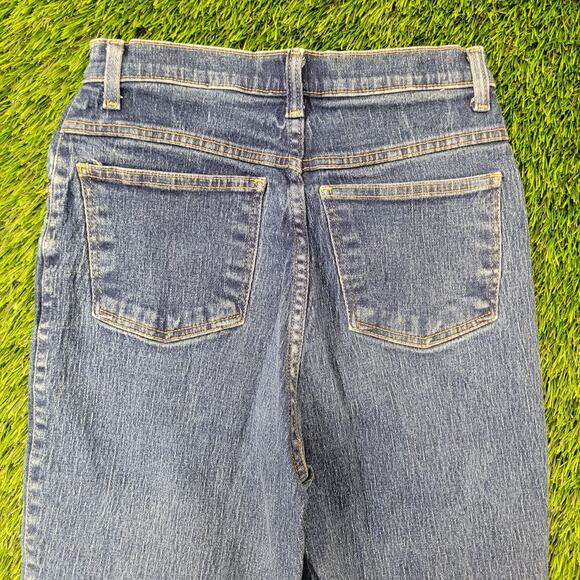 SASSON Tapered Denim Jeans Womens 2/3 26x26 TALON Zip Retro - Picture 11 of 16